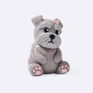 Grár schnauzer squishy 🐶